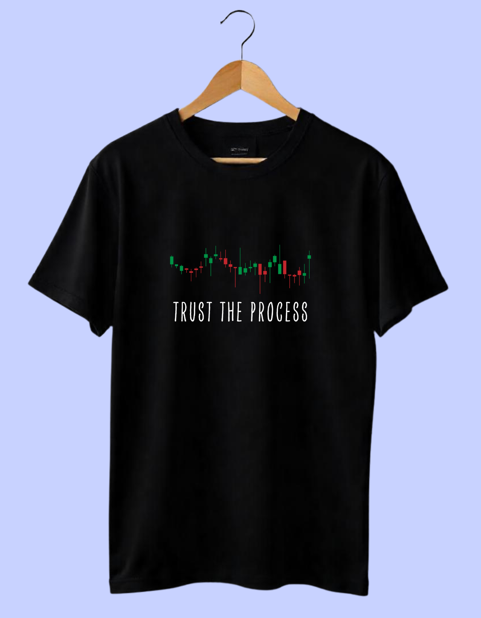 Mens trader trust the process tshirt