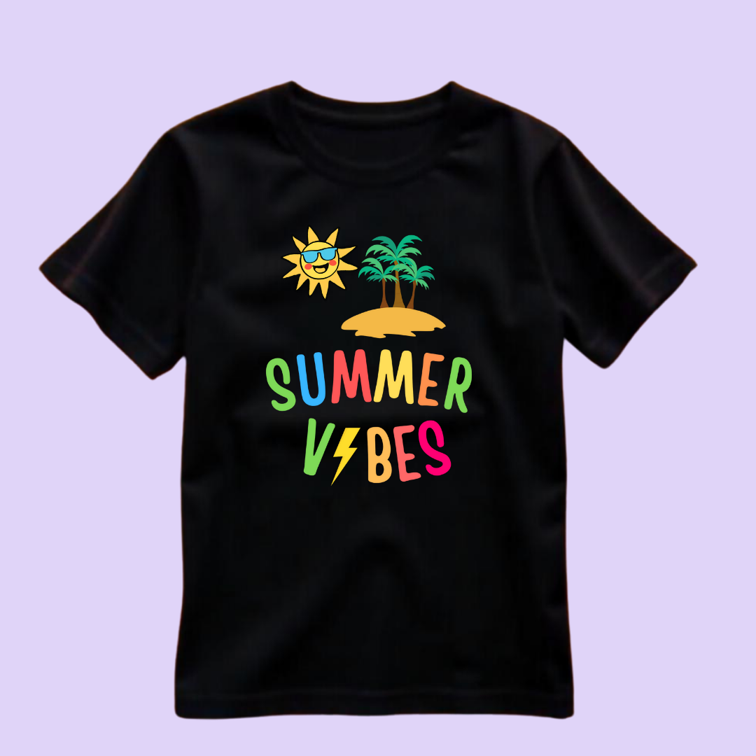 Summer Vibes unisex kids tshirt