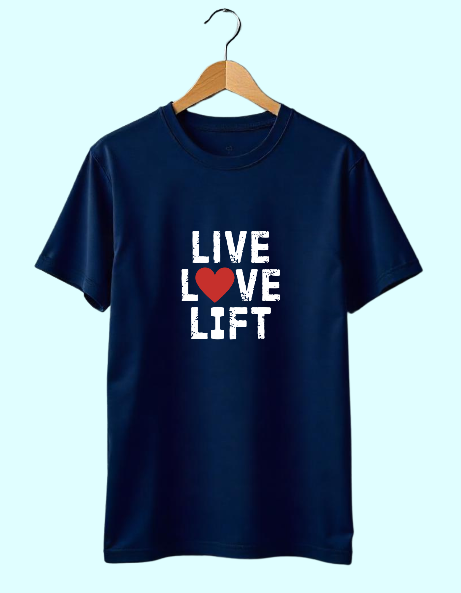 Live Love Lift tshirt for mens