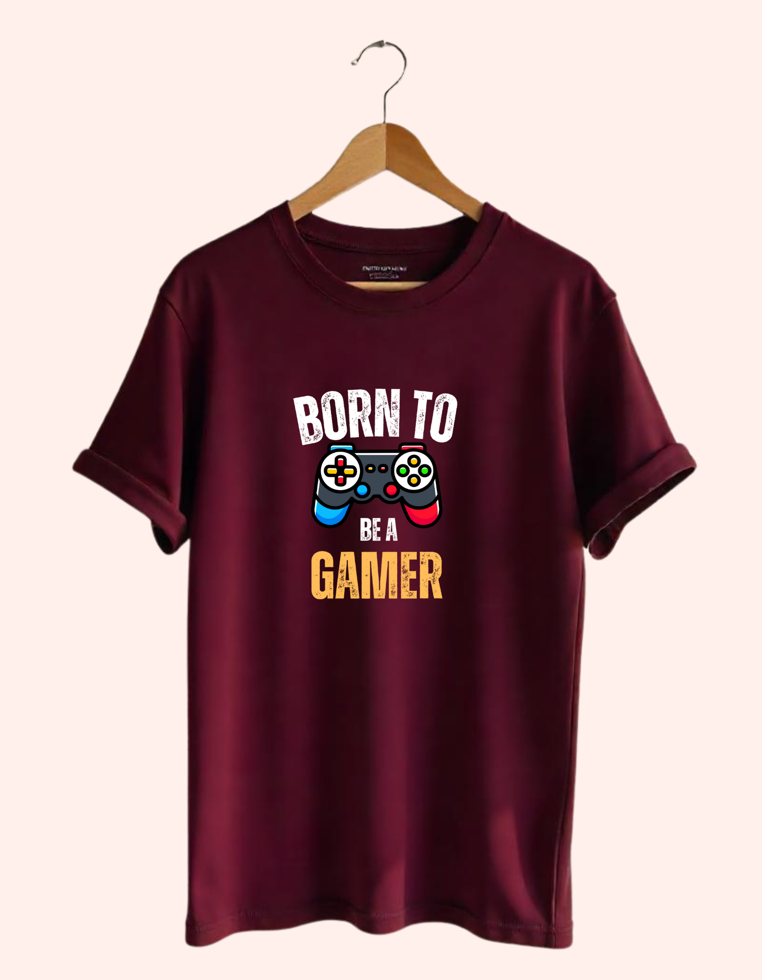 Born to be a gamer tshirt for mens