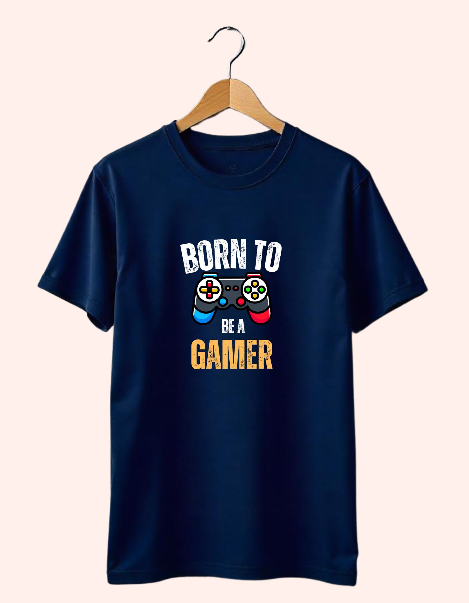 Born to be a gamer tshirt for mens