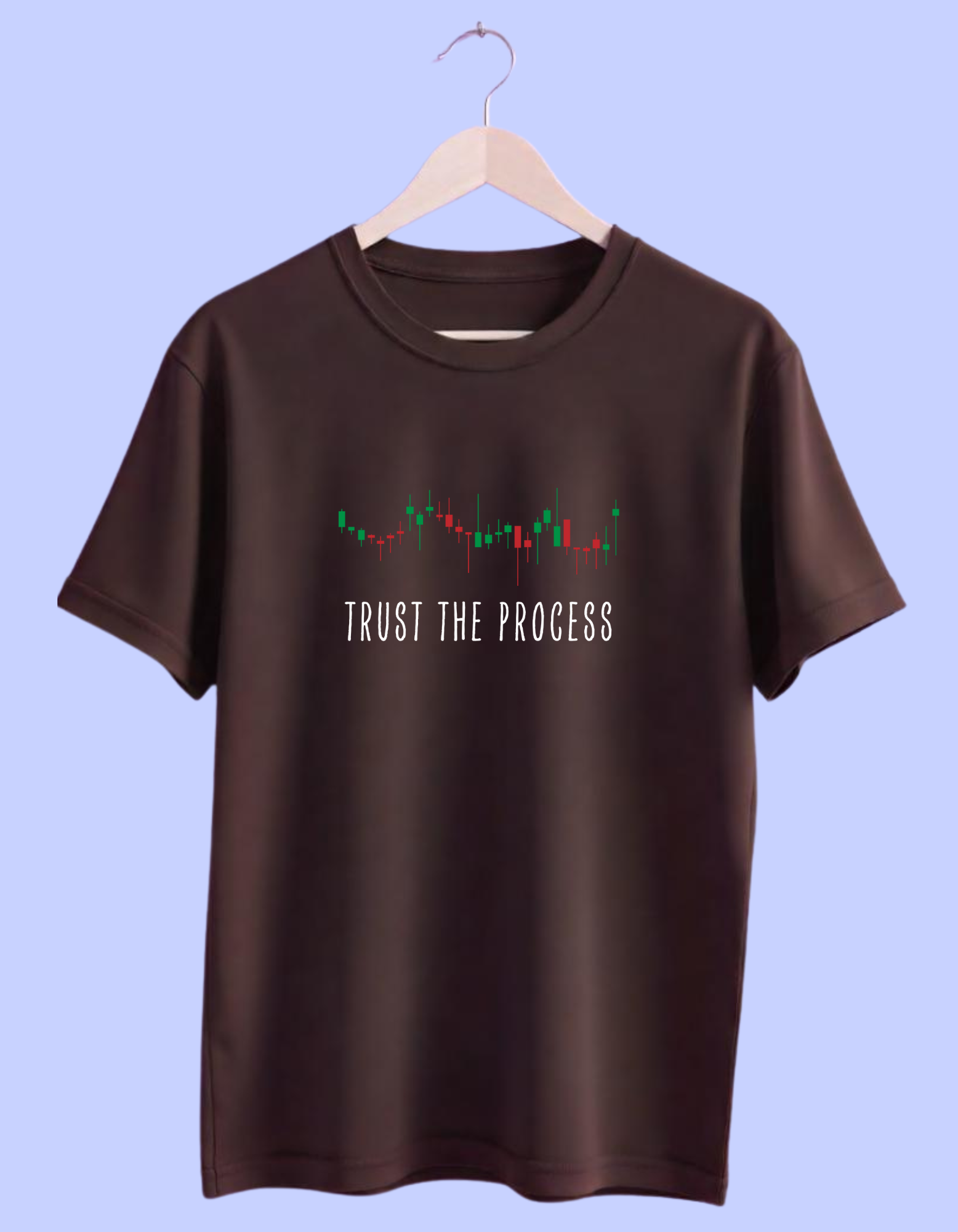 Mens trader trust the process tshirt
