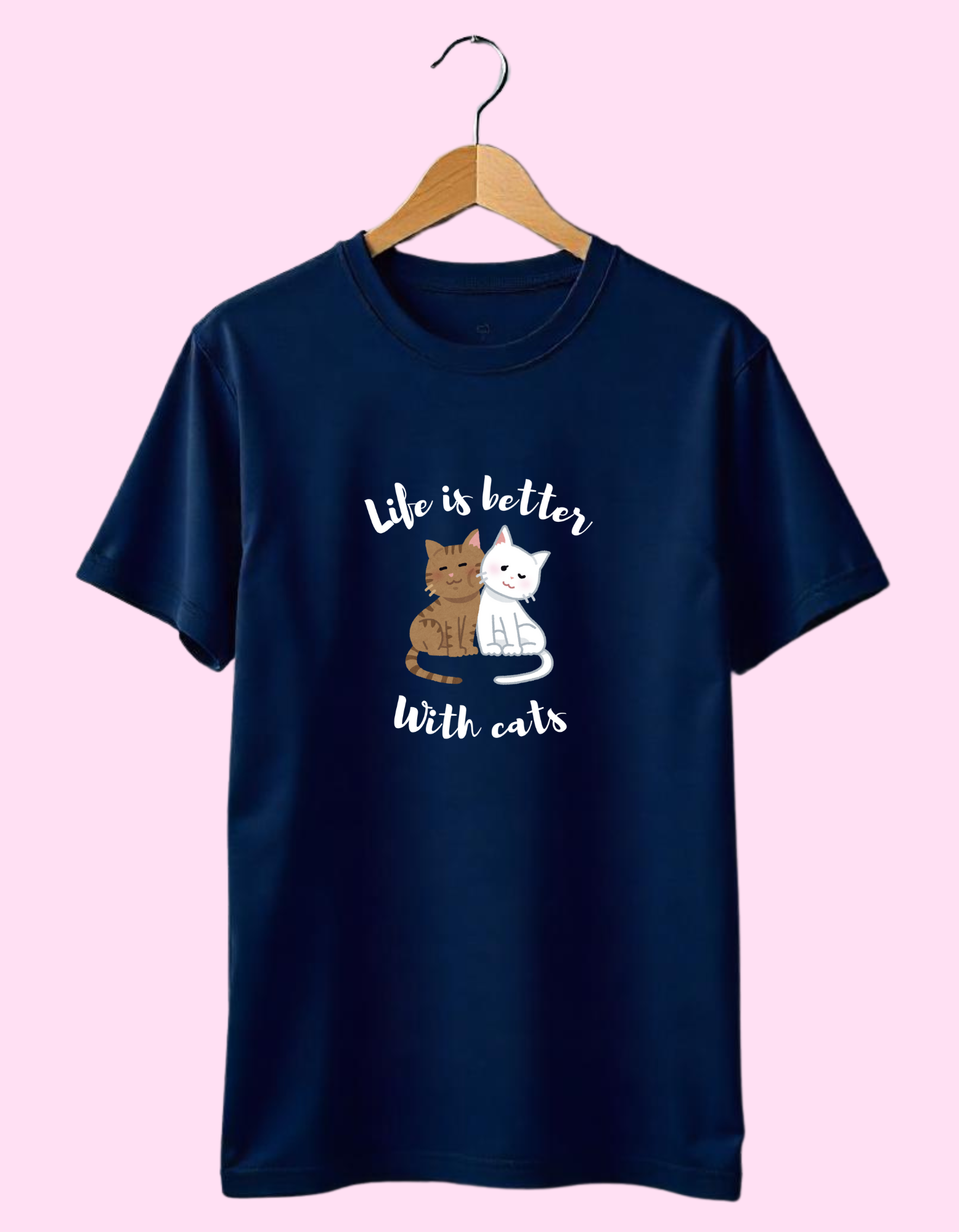 Life Is better with cats tshirt