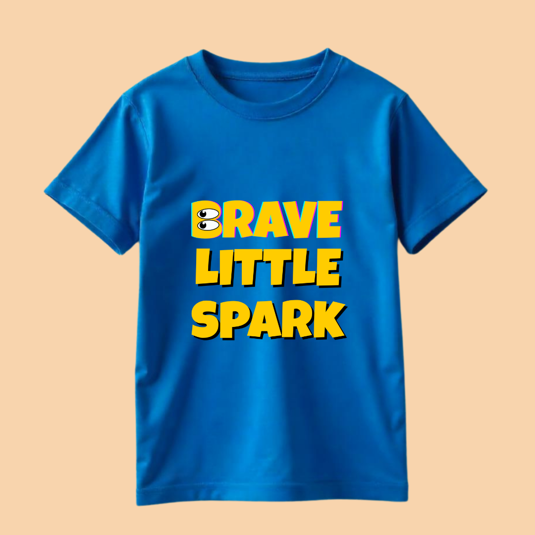 brave little spark kids tshirt