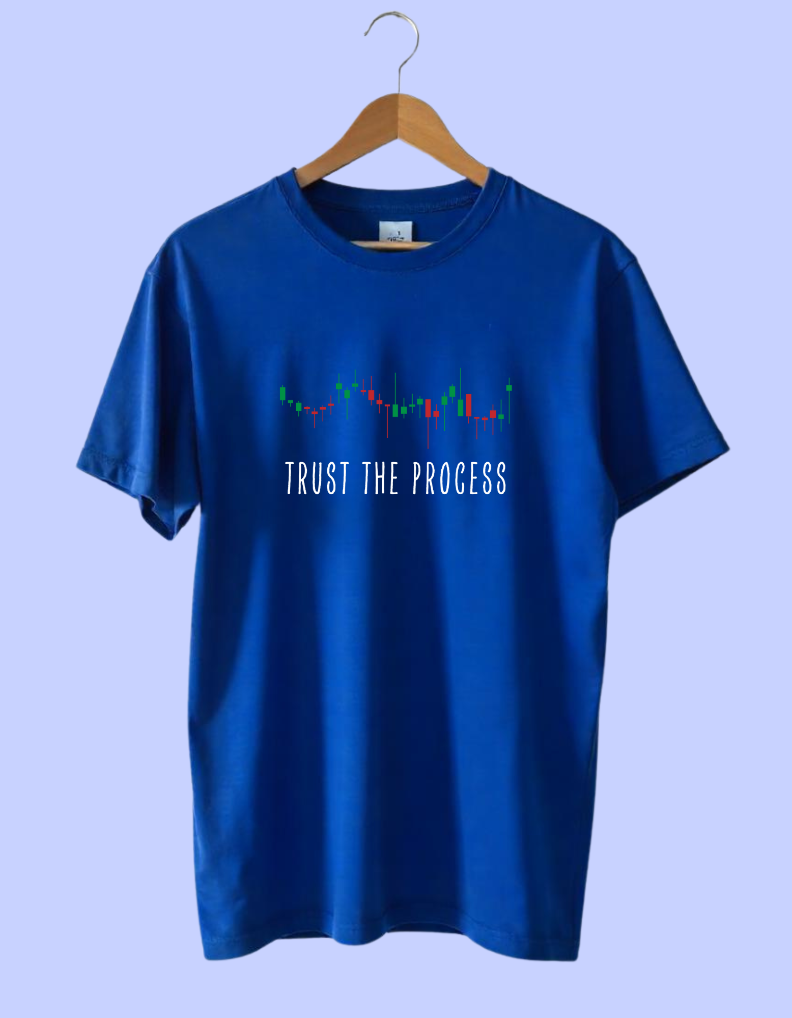 Mens trader trust the process tshirt