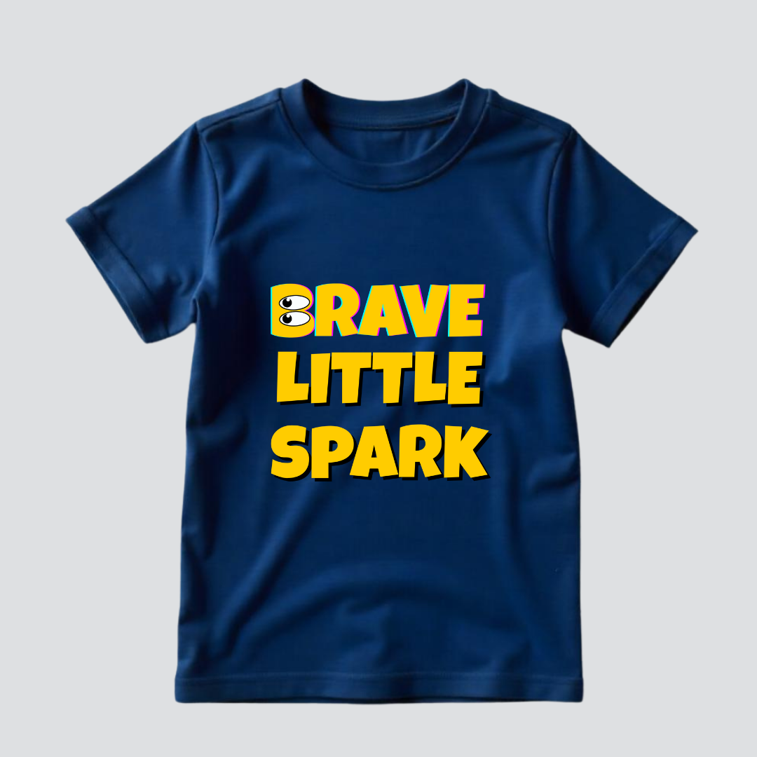 brave little spark kids tshirt