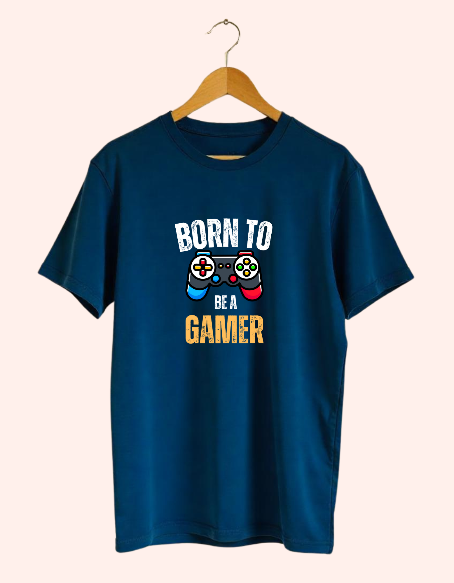 Born to be a gamer tshirt for mens