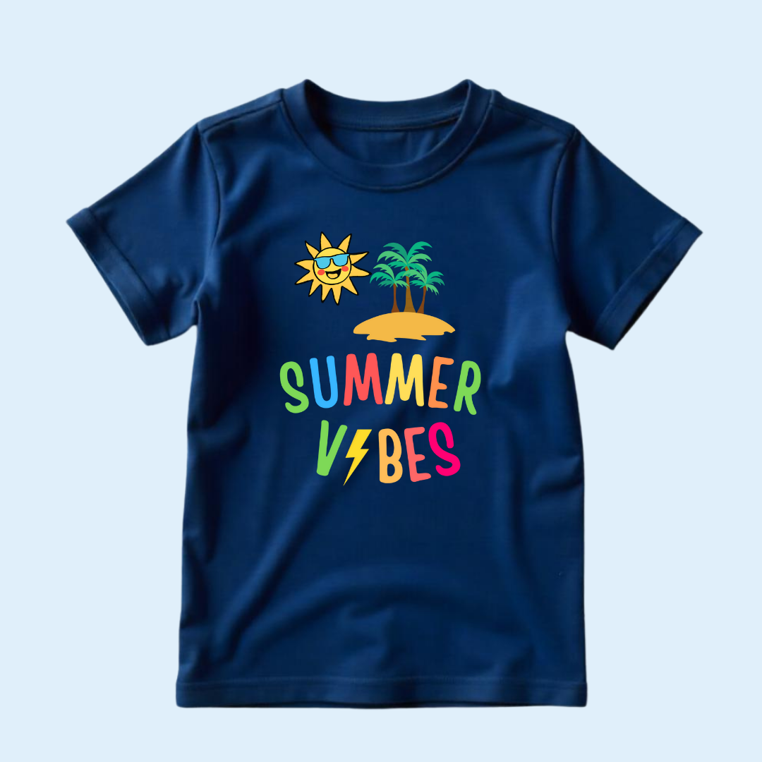 Summer Vibes unisex kids tshirt