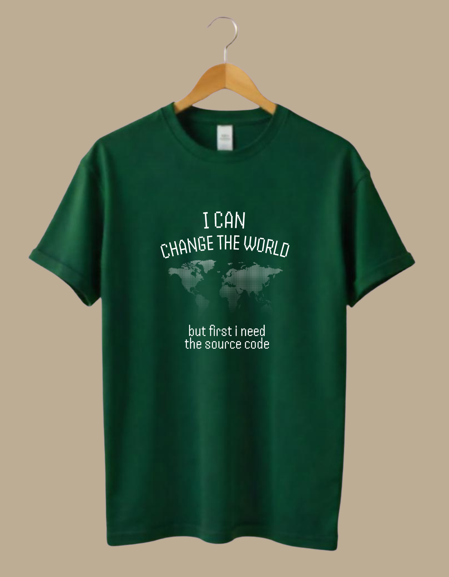 I can change the world programmers tshirt