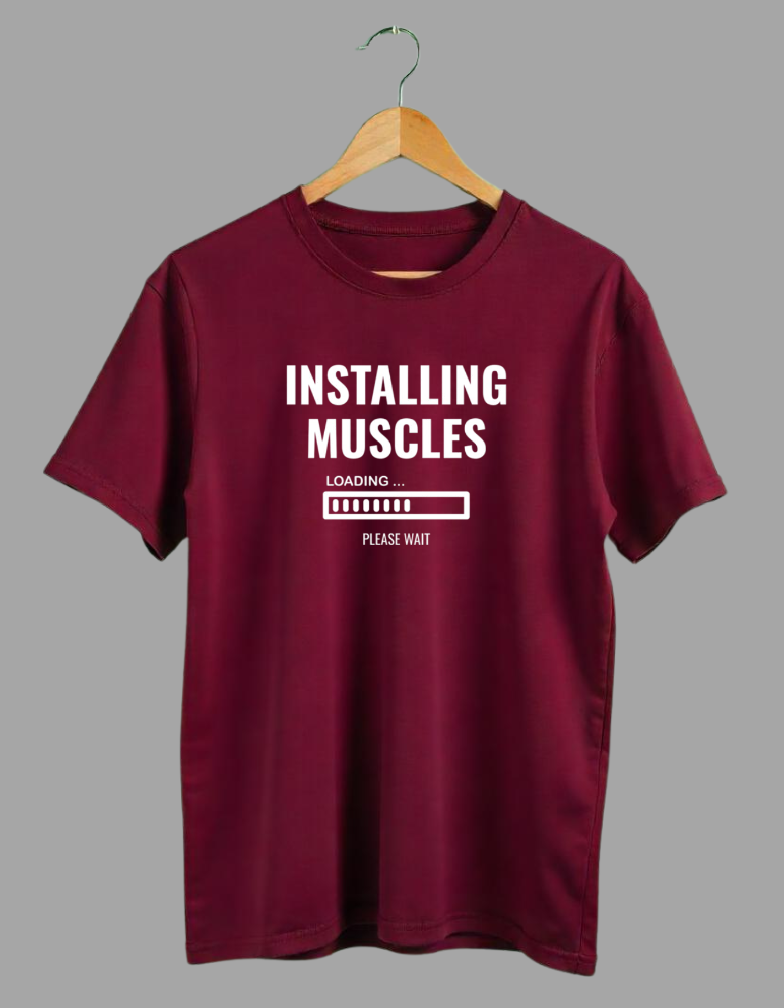 mens muscle loading tshirt