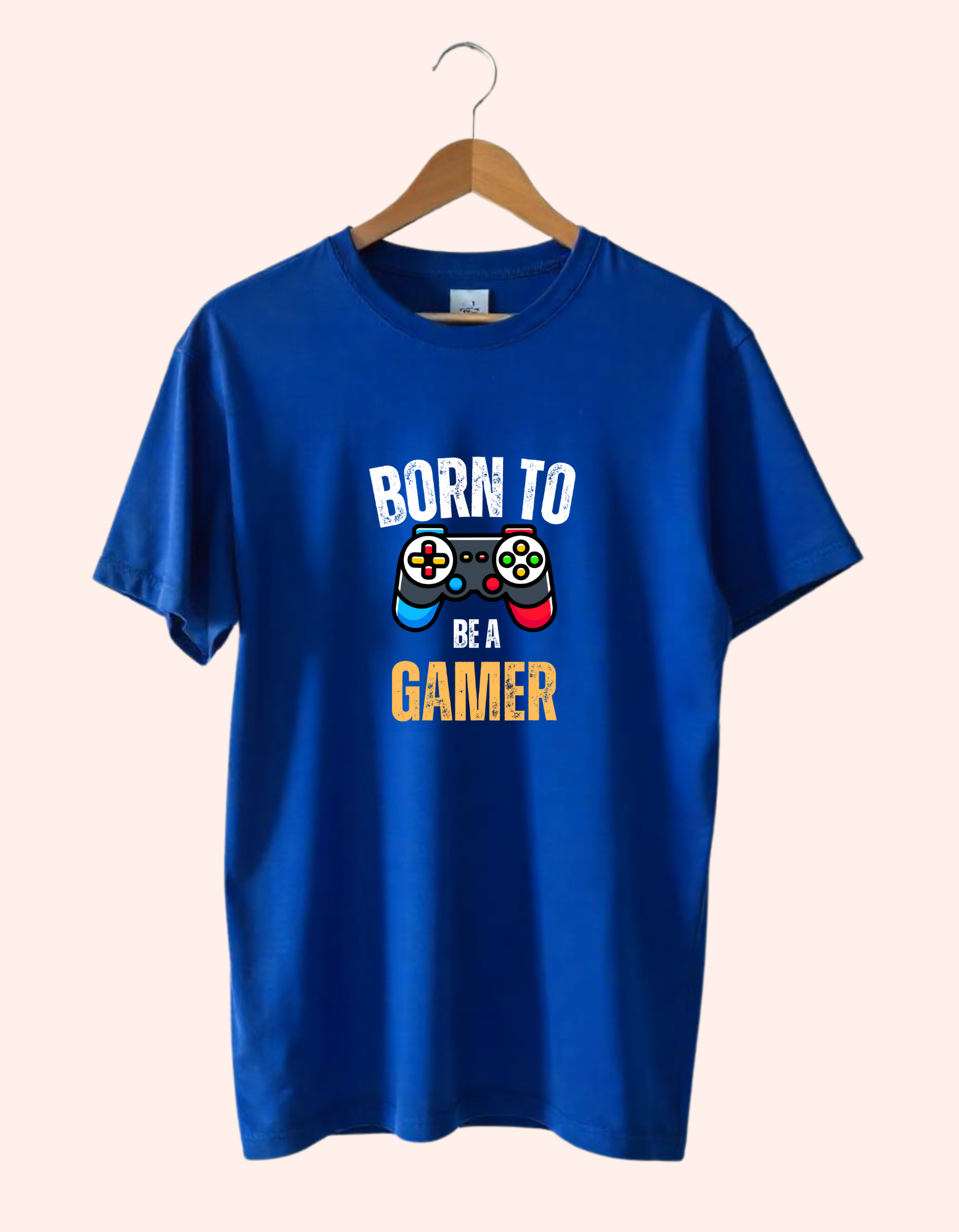 Born to be a gamer tshirt for mens