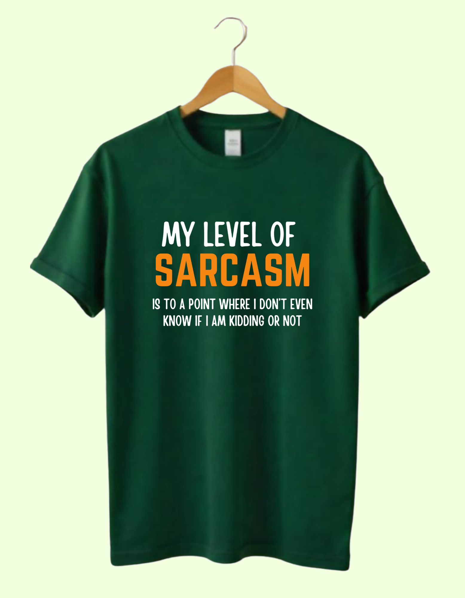 my level of sarcasm tshirt for mens
