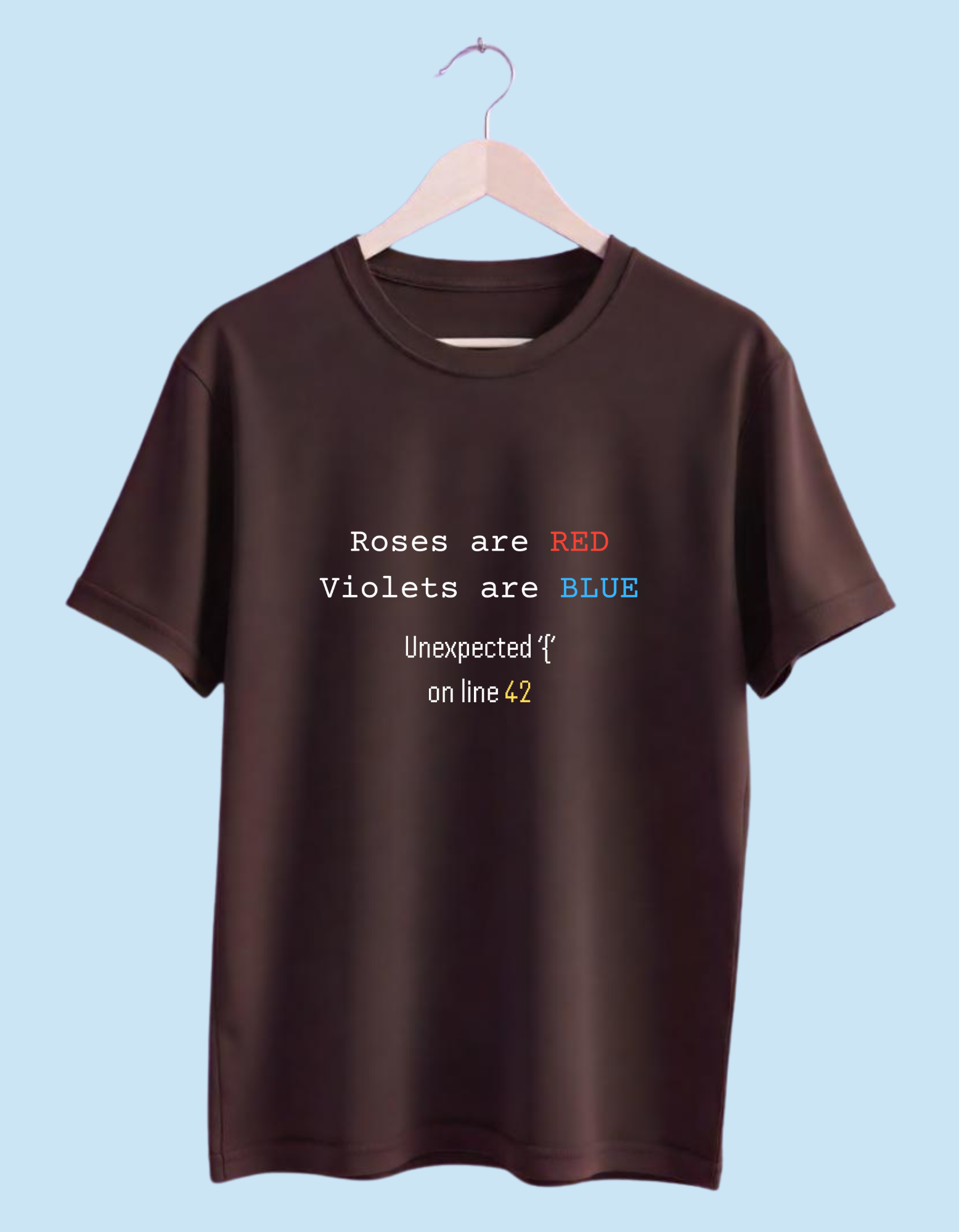Roses are red tshirt for programmers