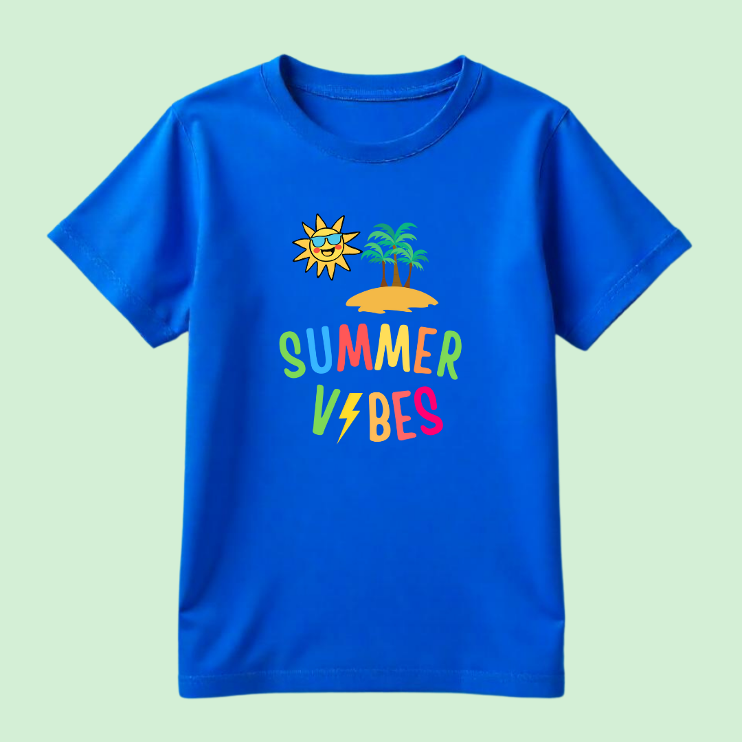 Summer Vibes unisex kids tshirt