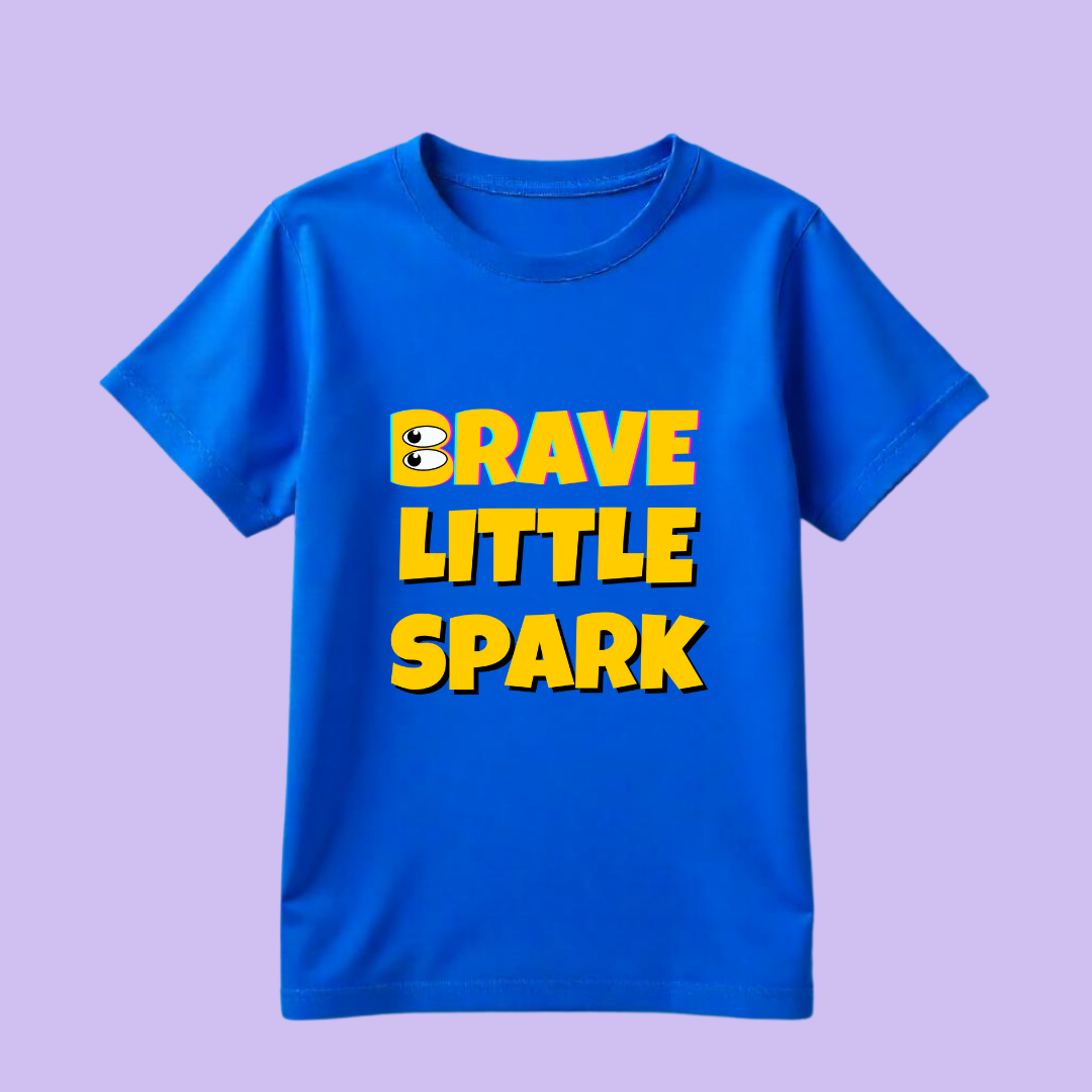 brave little spark kids tshirt