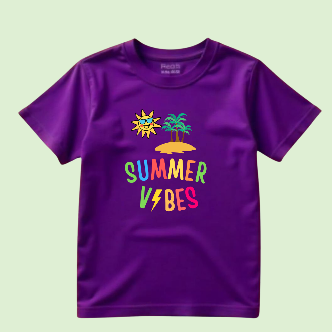 Summer Vibes unisex kids tshirt