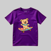 kids teddy surfing tshirt