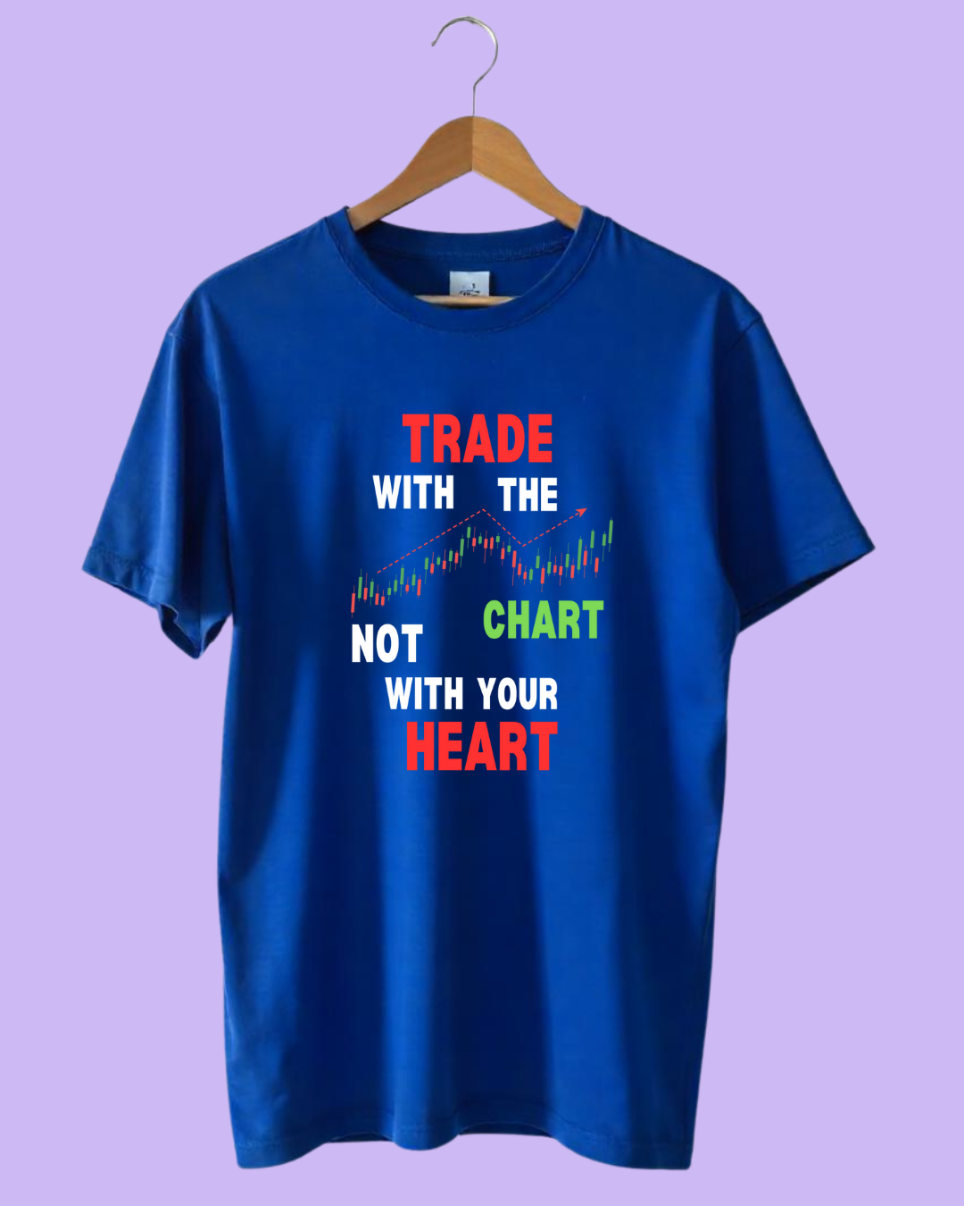 Trade with chart stock market tshirt for mens