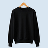 Unisex Classic Solid Black Sweatshirt